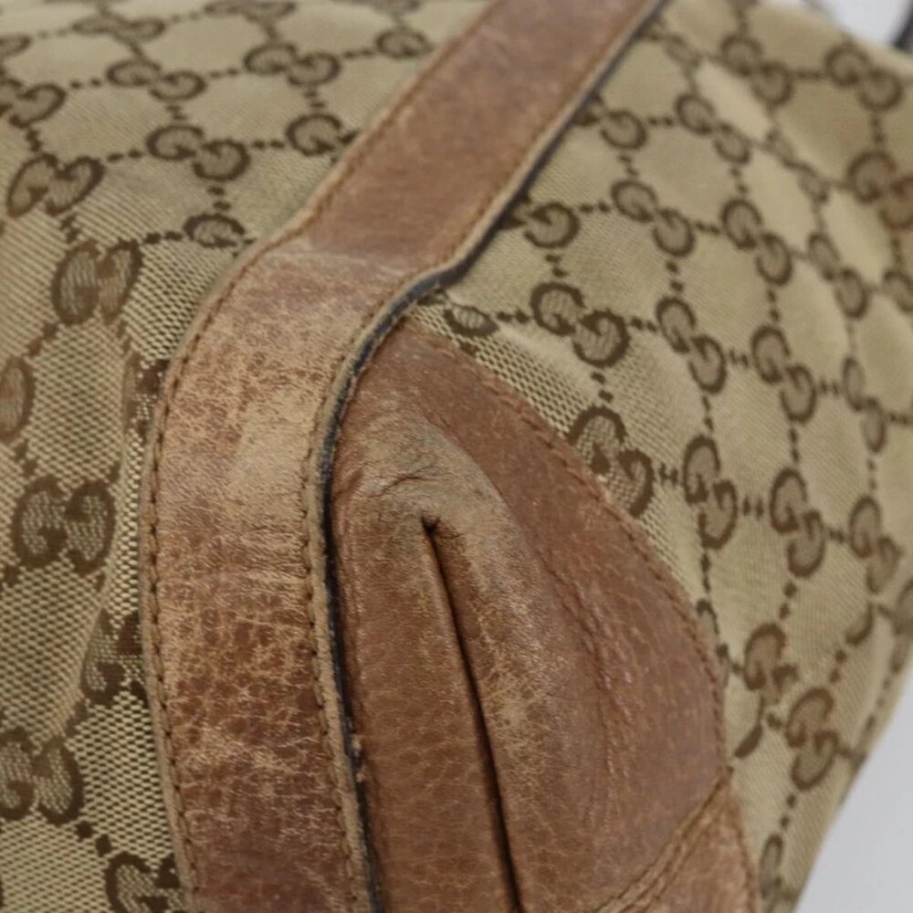 GUCCI GG Canvas Miss GG Tote Bag Beige Silver 342591 Auth 154584 - Picture 10 of 16